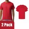 Gildan Men's Ultra Cotton Short Sleeve T-Shirt, Adult Crewneck Blank Tee for DIY Printing, Red, S–5XL